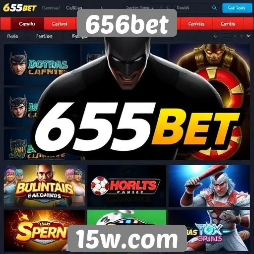 Variedade de jogos oferecidos pela 656bet